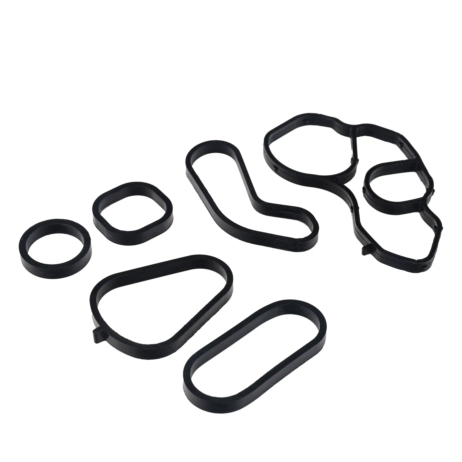 3MIRRORS Rubber Gasket Seals for Mini Cooper (2008-2016, 2009-2015 R57, R55-R61) Oil Filter Housing & Cooler, OE Matched OE Compatible, 2 Pcs Engine Repair Seals