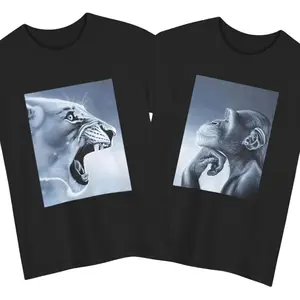 funny rage bait lion monkey meme shirt, funny matching shirts with your friend, Monkey lion meme, Funny Ragebait meme