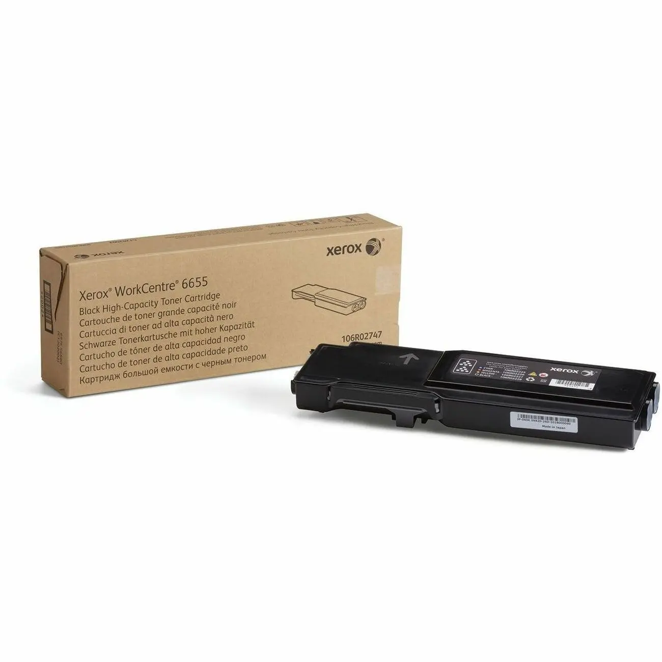 Xerox Original High Yield Laser Toner Cartridge - Black -, XER106R02747