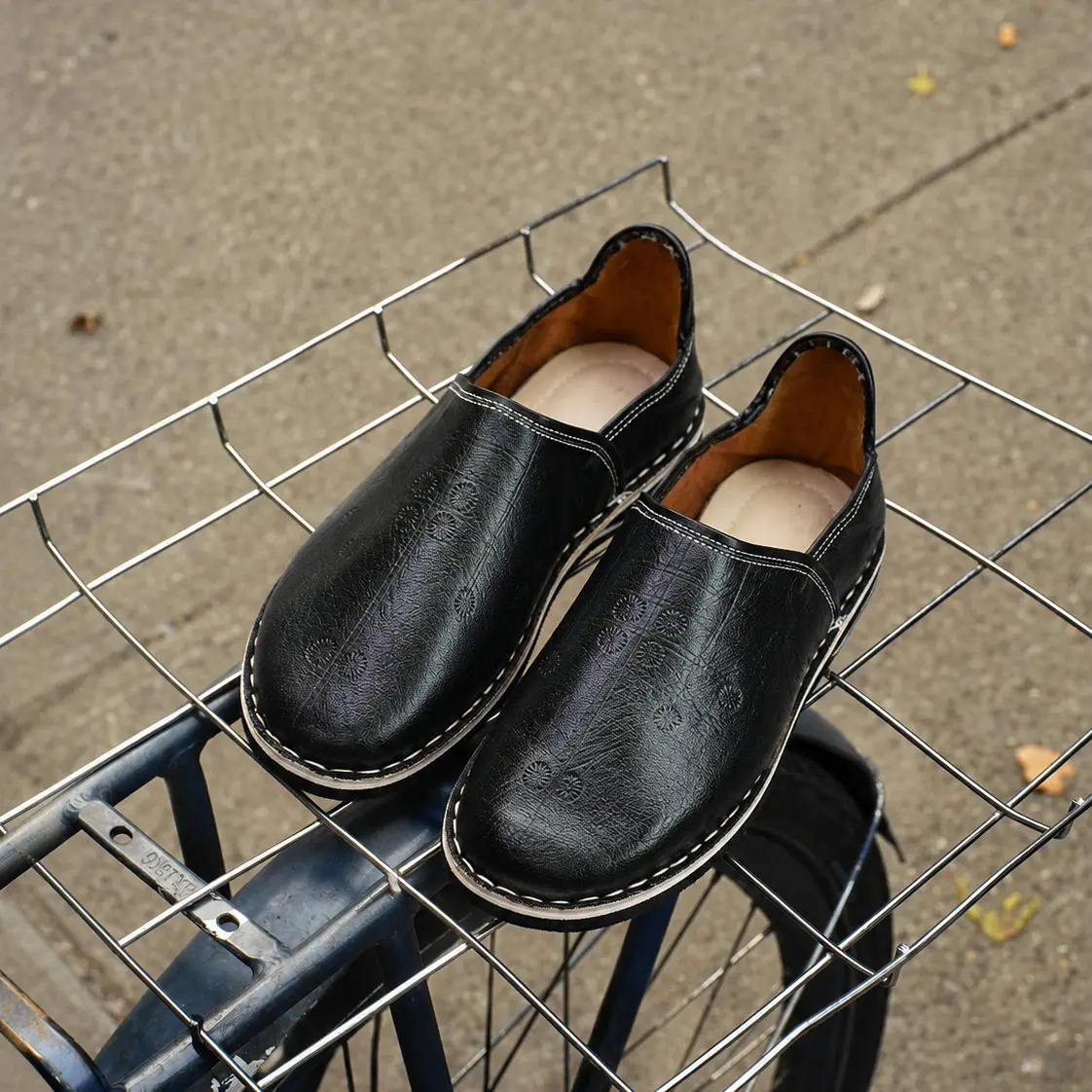 Handmade Men’s Moroccan Leather Babouche Slippers