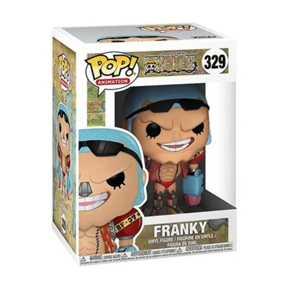 Funko Pop! Animation One Piece Franky Vinyl Figure 329 - Collectible Anime Character Model