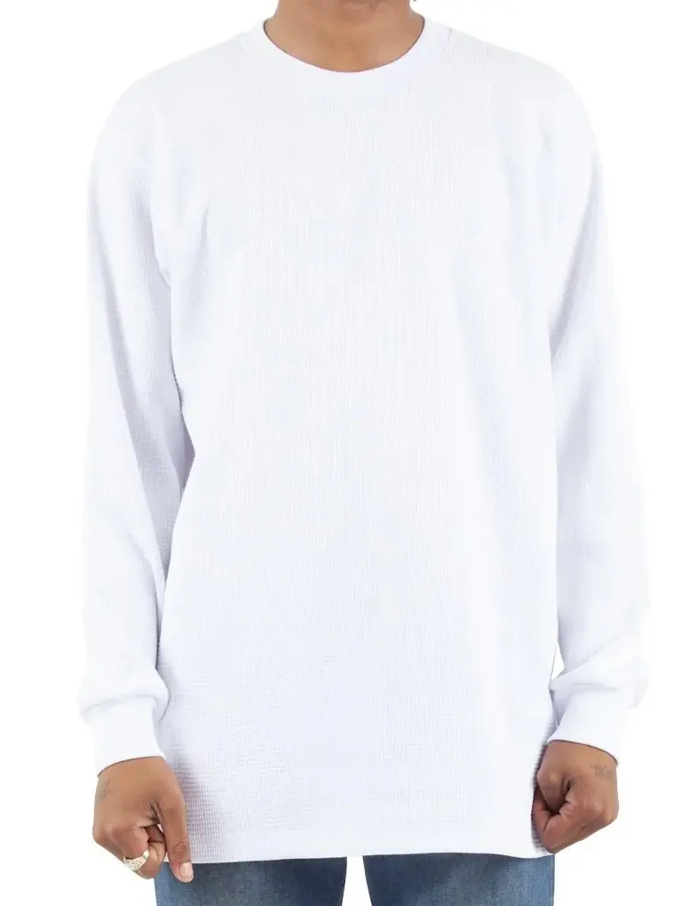 SHAKA WEAR, 9.0 OZ HEAVYWEIGHT, THERMAL, WHITE, XL