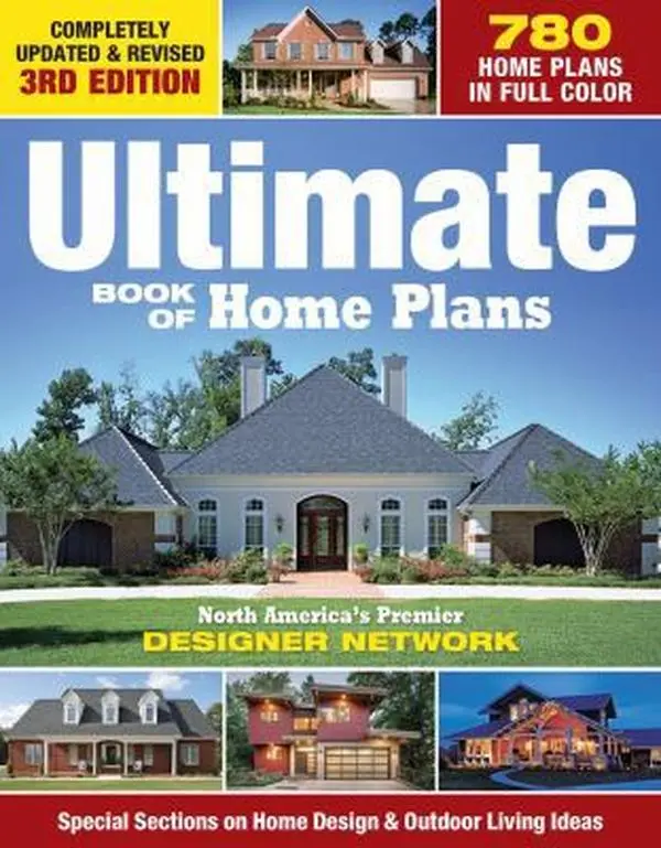 USED Book - Ultimate Book of Home Plans: 780 Home Plans in Full Color: North America's Premier Designer Network: Special Sections on Home Design & Outdoor Livi by Editors of Creative Homeowner (Paperback) - english