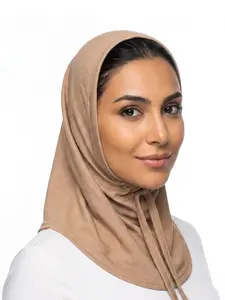 Women's Adjustable Striped Headscarf Hat, Turban Hijab, Spring & Fall Sun Protection Cap, Fashionable Ladies' Headwear, 1pcs