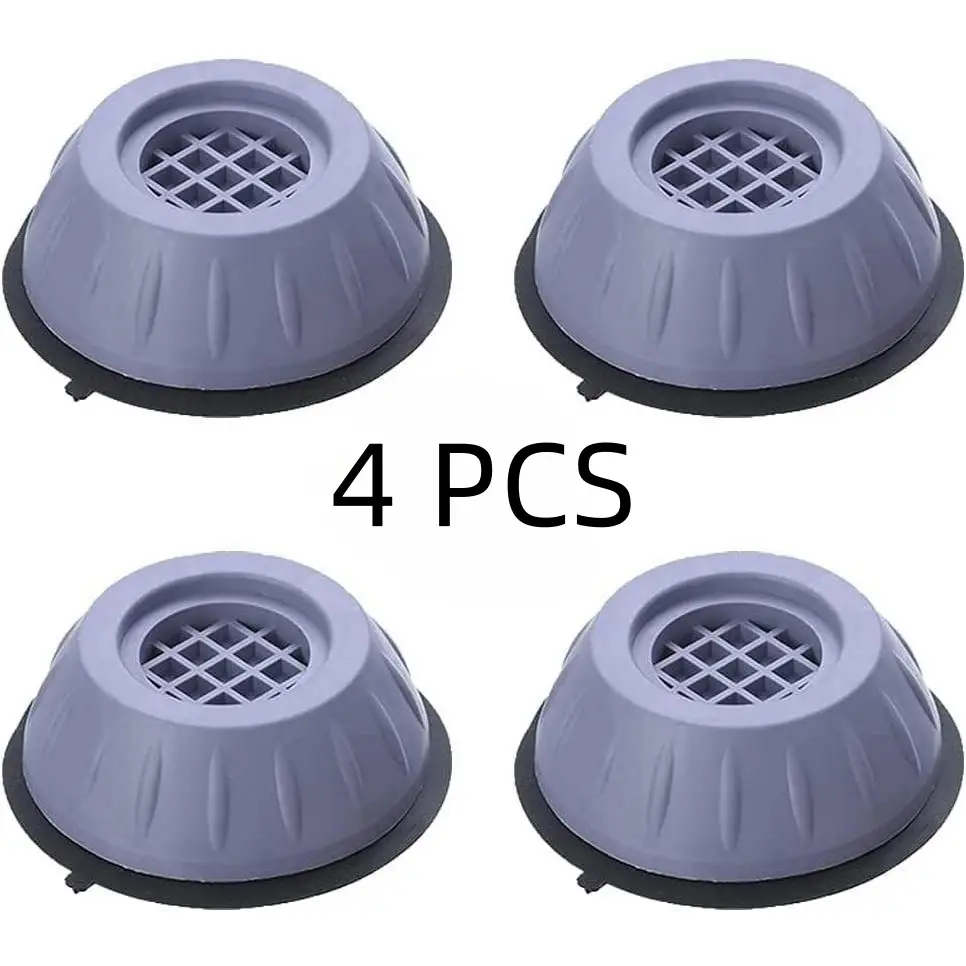 4pcs Washing Machine Anti-Vibration Pad, Anti-Vibration Stabilizer Shock Absorber for Washing Machines and Dryers to Prevent Movement Shaking Walking