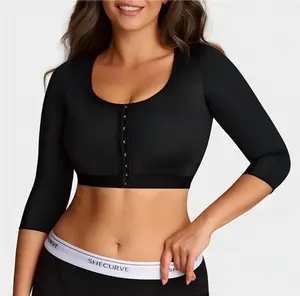 LUXSEREN Women's Arm Shaping Sleeves, Slimming & Supportive Design, Front-Close Shaping Bra, Sculpt & Tone Arms, Comfortable All-Day Wear, Versatile for Every Occasion