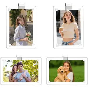 4 count  Picture Holder,  Personalized Photo Holder,Personalized Picture Frame for , Photo  Visor Clip, Sun Visor Photo Holder