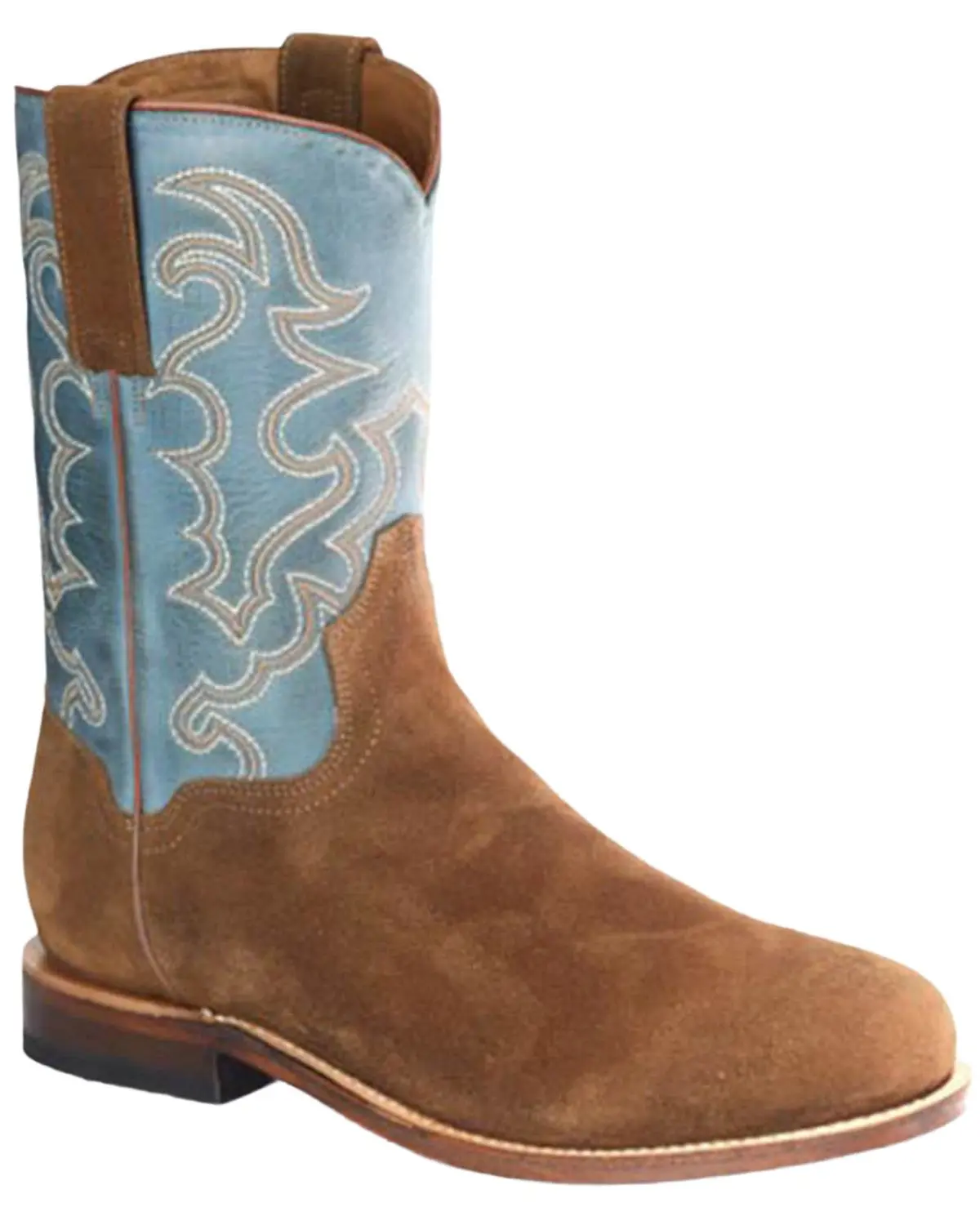 Stetson Men's Men'S Bronco Western Boot Round Toe - 12-020-7605-4104