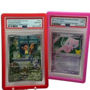 2-Pack PSA Graded Card Protectors – Silicone Slab Bumpers for Pokémon & Sports Cards