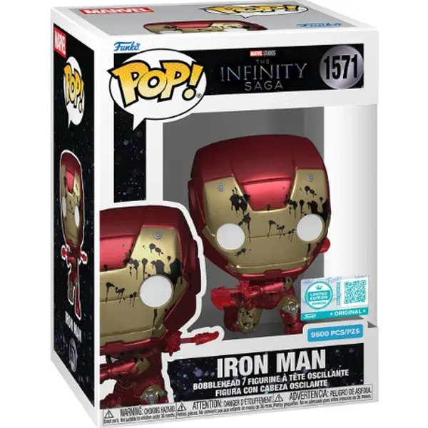 Funko Pop Vinyl Figure Marvel Limited Edition 9500 Pieces Made Iron Man 1571