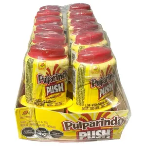 Pulparindo Push Squeezable Tamarind Candy - 12 Pieces