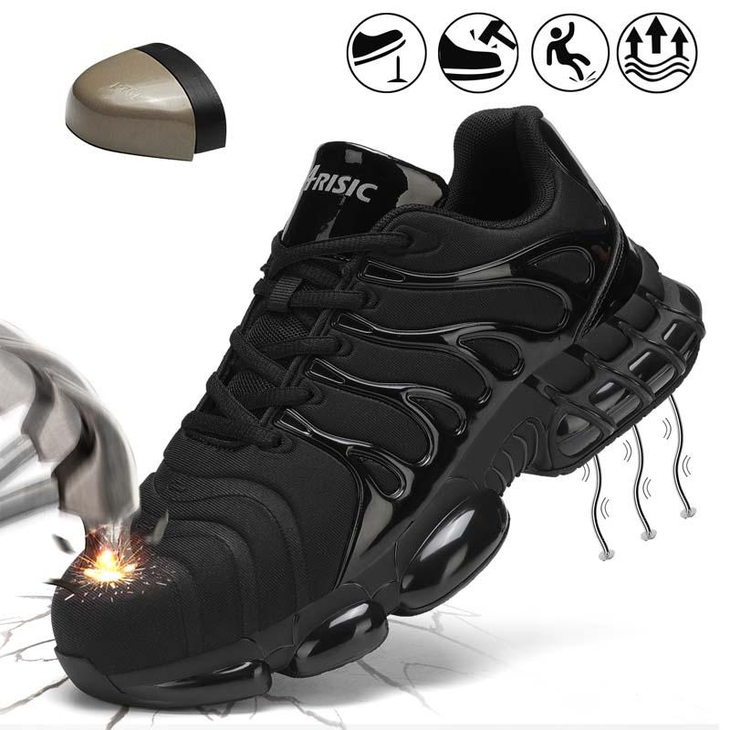 Steel Toe Shoes for Men Indestructible Work Shoes Lightweight Steel Toe Sneakers Women Safety Shoes Puncture Proof Composite Toe Shoes