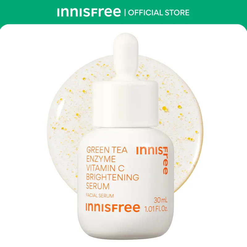 [Innisfree Official] Green Tea Enzyme Vitamin C Serum, Deep Nourishing & Repairing, Brightening Care, Hyperpigmentation Treatment, Spot Fade Help