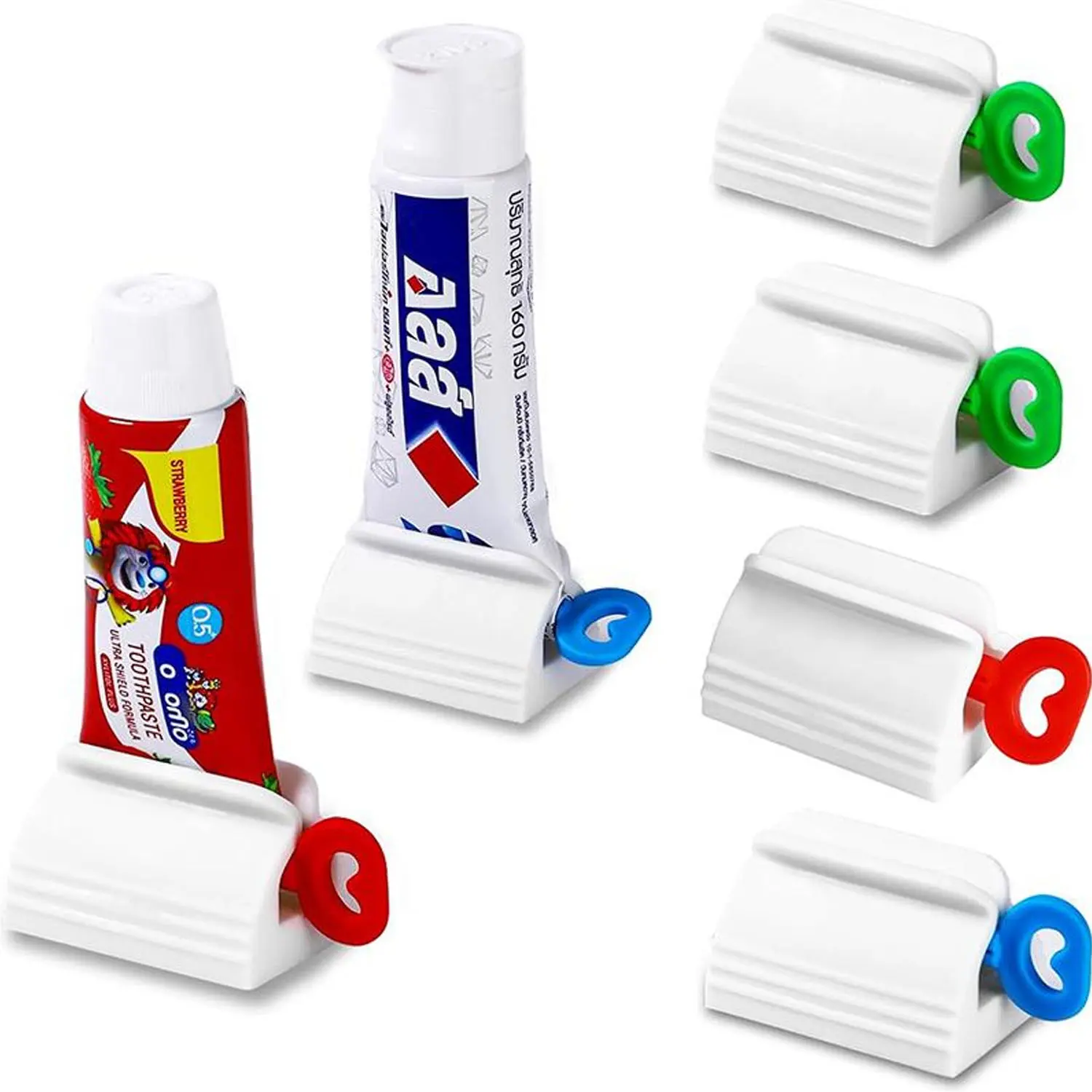 6 Pack Rolling Toothpaste Squeezer, Practical Tube Dispenser, Easy-To-Use Toothpaste Roller, Home Bathroom Daily Use