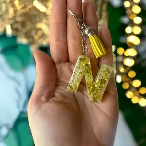 Llaveros personalizados letra N