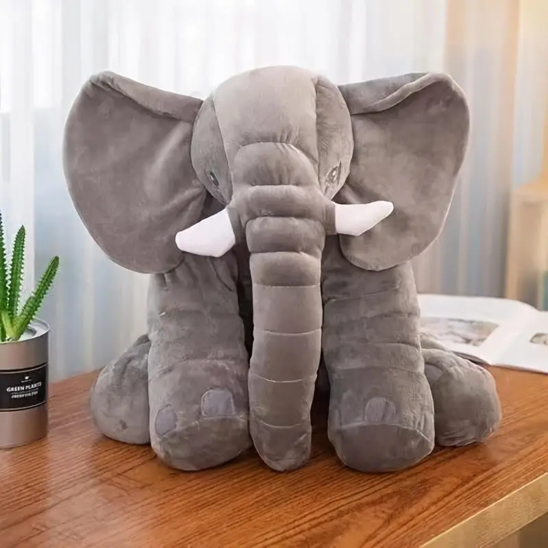15.7 inch /23.6 inch Elephant Stuffed Animal Plush Toy Cute Grey Elephant Plush Toy Stuffed Animal Toy - Thanksgiving Christmas Gifts Elephant Perfe