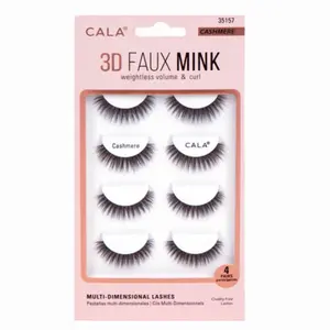3D FAUX MINK LASHES: CASHMERE (4 PACK)