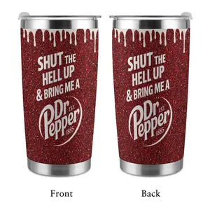 Survival Horror Tumbler, FNaF Coffee Tumbler, Lousy Game Tumbler, Breakfast Tumbler, Travel Cup, Office Tumbler, Tea Cup, Gift for Game Lover, 20oz Double Silver Edge Tumbler