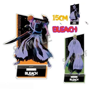 Anime BLEACH 15cm acrylic stand figure Orihime Kurosaki Ichigo standing model desktop decoration gift Tetsuya Fans Gift