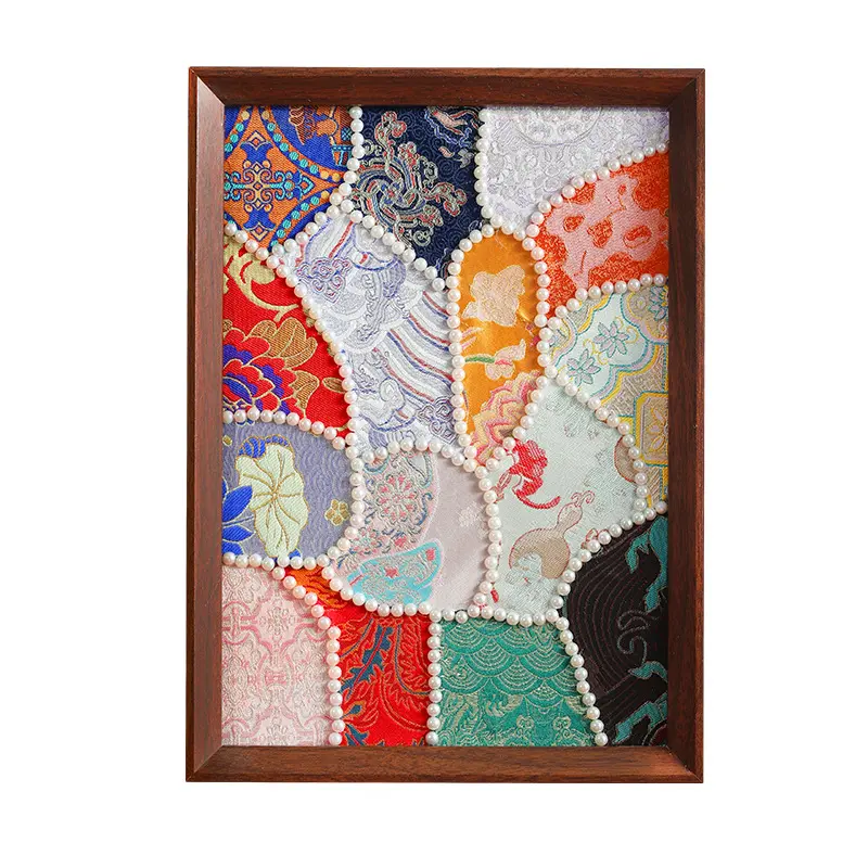 Mother's Day handmade Song brocade cloud shoulder pony DIY pearl photo frame fabric painting material kit team building warm-up decoration hanging ornament Mother's Day handmade Song brocade cloud shoulder pony DIY pearl photo frame fabric painting material kit team building warm-up decoration hanging ornament