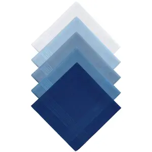 5 Pcs Striped Handkerchiefs for Men,Soft Pocket Squares,Classic Patterned Hankies for Suits or Casual Wear,Christmas Party Gifts,Hand Tools Kits