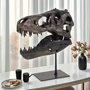 🦖 Dinosaur Statue – Indoor/Outdoor Decor | Weatherproof Resin T-Rex Skeleton Replica ✨ Handmade Realistic Bone Texture, No Power Needed!
