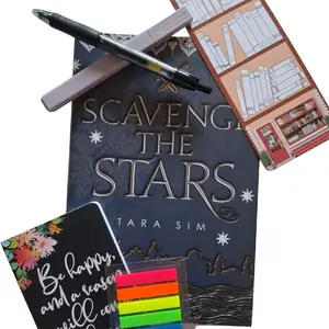 Scavenge the Stars by Tara Sim Signed First Edition Hardback! Never been read OwlCrate chick lit special fantasy romance edition type bookish swag hardback books limited
