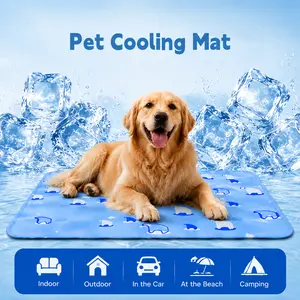 Pet Cooling Mat | Eco-Friendly Cooling Pad DesignedExclusively for Pets | Creates a Refreshing SummerEnvironment | ldeal for Cat Beds & Pet Houses |Suitablefor Airline Carriers, Car Trunks