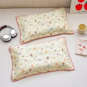A Class Double Layer Mesh Pillowcase 30x50cm, Parent-Child 48x74 Pillowcase, Single Piece, Breathable and Sweat-Absorbing
