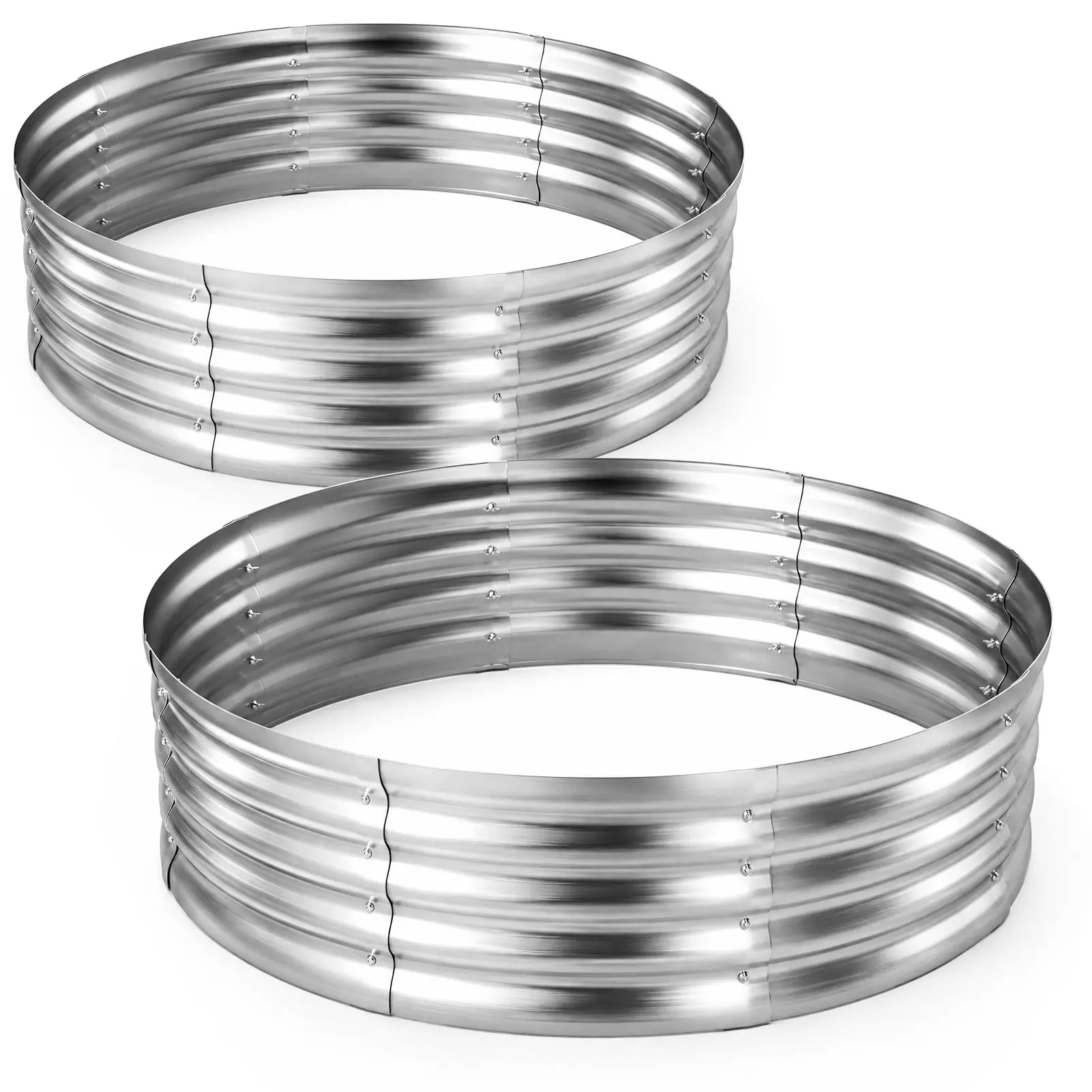 Stainless Steel 2-Pack Raised Garden Beds for Vegetables and Herbs Durable and Easy to Use