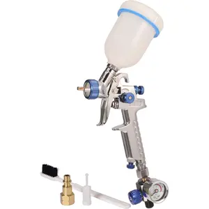 Up 5 oz HVLP Air Spray Gun Auto Car Detail Sprayer Spot Repair, with Regulator