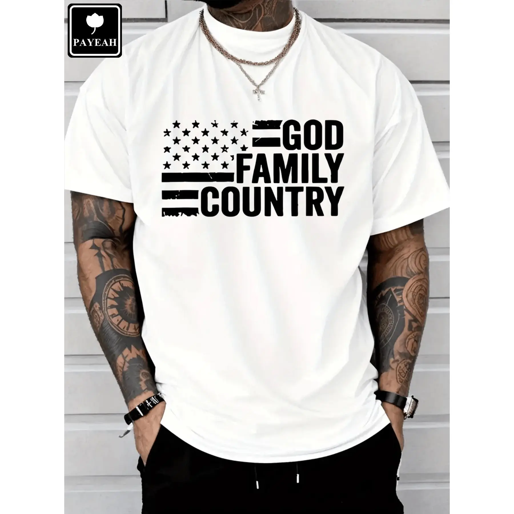 PAYEAH God Family Country Conservative Shirt