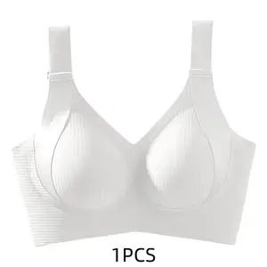 Women's Solid Seamless Bras Full Cup Wireless Soft Female Intimates Comfortable Brassiere Push Up Sexy Underwear Ropa Interior