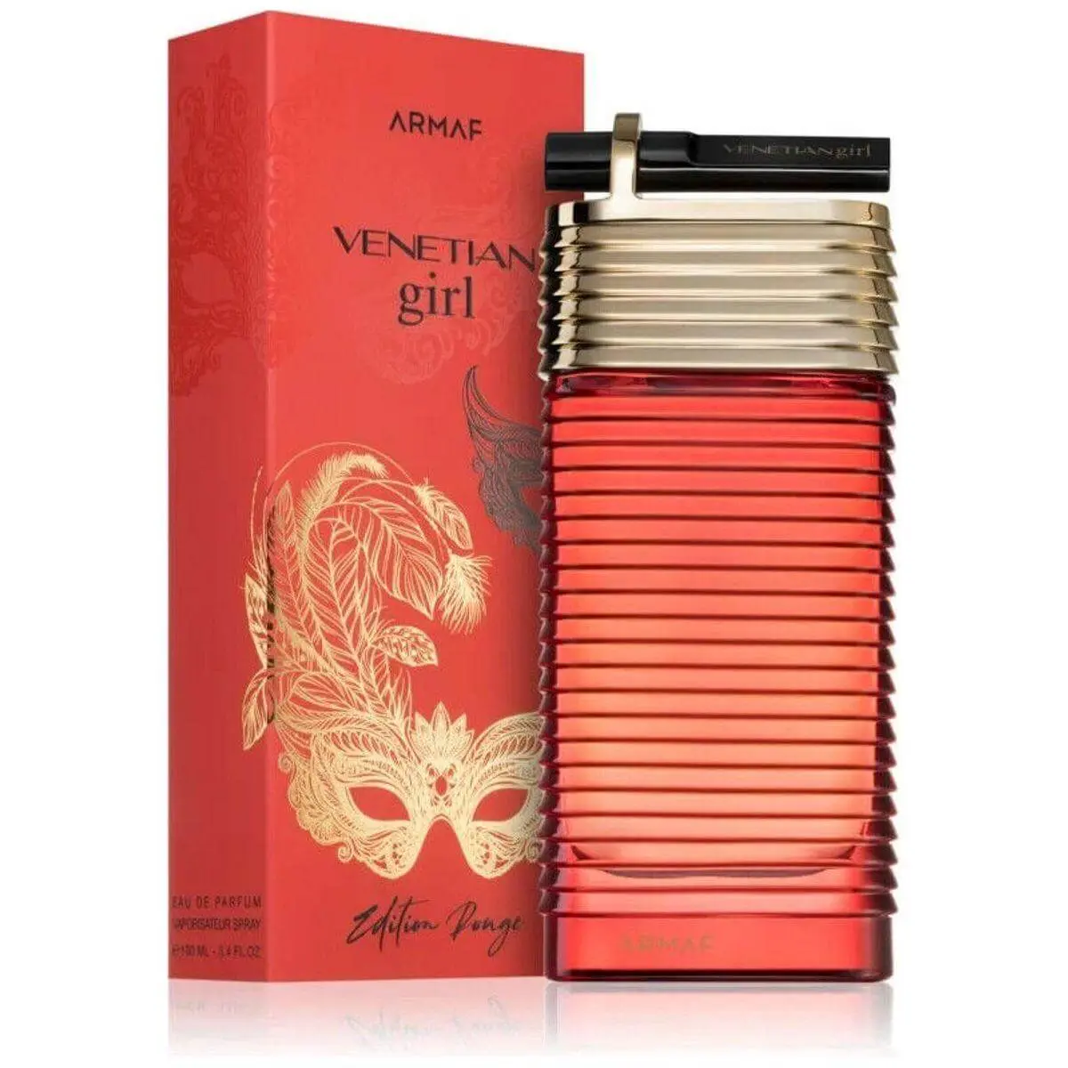 Armaf Venetian Girl Edition Rouge Rogue Women's EDP Spray - Floral Fruity Daily Wear Perfume with Bergamot Rose, 3.3-3.4 fl oz, New in Box, Women's Fragrance, Daily Wear Perfumes, Floral Fruity Perfume