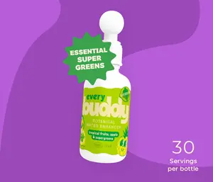 Every Buddy - Tropical Supergreens Water Enhancer Flavor Drops, 30 Servings