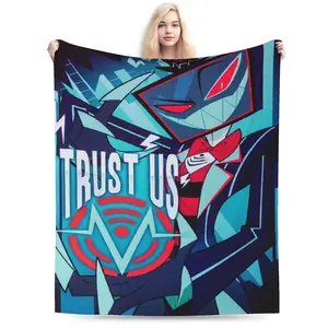 Relax Hazbines Hoteles Alastor Vox 2 Blanket Accessories Sofa Decorative Throw Blankets Soft Fleece For Car