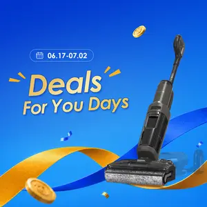 Tineco FLOOR ONE i6 Stretch Wet Dry Vacuum Cleaner,Vacuum & Mop in One Step,20kPa Powerful Suction,180° Lay-flat Design,Anti-Tangle Design,Full-path Self-cleaning&5min Drying with 85℃(185℉) Air,Up to 40* minutes Runtime,Upgraded Pouch Cell, Cordless Stick