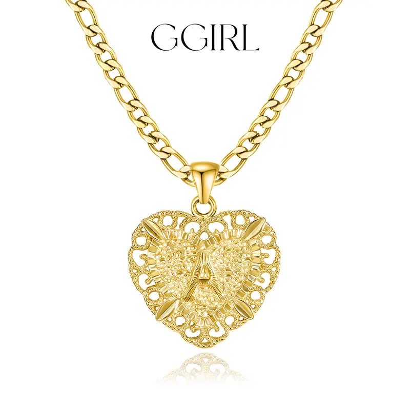 GGIRL 18K Gold Plated Heart initial letter necklace Fashion and simplicity Men and women Jewelry Fashion Jewelry Gift for Holiday Haul Christmas Birthdays Anniversaries