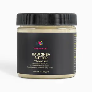 Raw Shea Butter - Hydrating, Gentle, Unscented, Skin Care, Moisture, Case, Vitamins for Comfort and Repair Sensitive Intensive