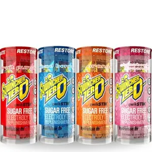 Sqwincher ZERO Qwik Stik - Sugar Free Electrolyte Powdered Beverage Mix, Assorted Flavors (40 Sticks)