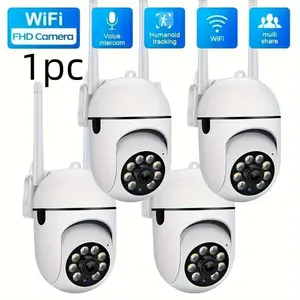 1080P Night-Vision Monitor, 2.4GHz Wi Fi Home Security Camera, Intelligent Motion-Detection, Two-way Audio, Wifi Security Cameras, Wifi Monitoring Camera, Wifi Surveillance Camera, Home Security Cctv