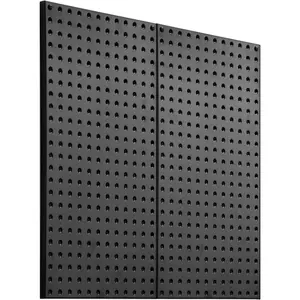 VEVOR Metal Pegboard Panels, 24x 12 Pegboard, 3 Panels, Heavy Duty Steel Peg Board Wall Organizer, for Living Room Garage Tool Storage Workbench Office Organization Craft Room Kitchen Home, BlackVEVOR Super Brand Day