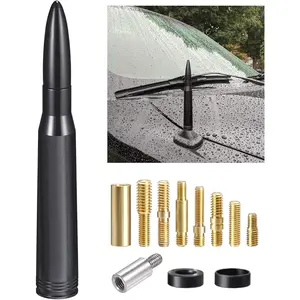 Car Truck Bullet Antenna Mast Vehicle Antenna Replacement for Heavy Duty Classic Pickup Trucks