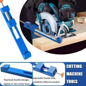 Adjustable Cutting Machine Base, Precision Woodworking Hand Saw Accessories, Electric Circular Saw Router Jig for Accurate Cutting Hardware