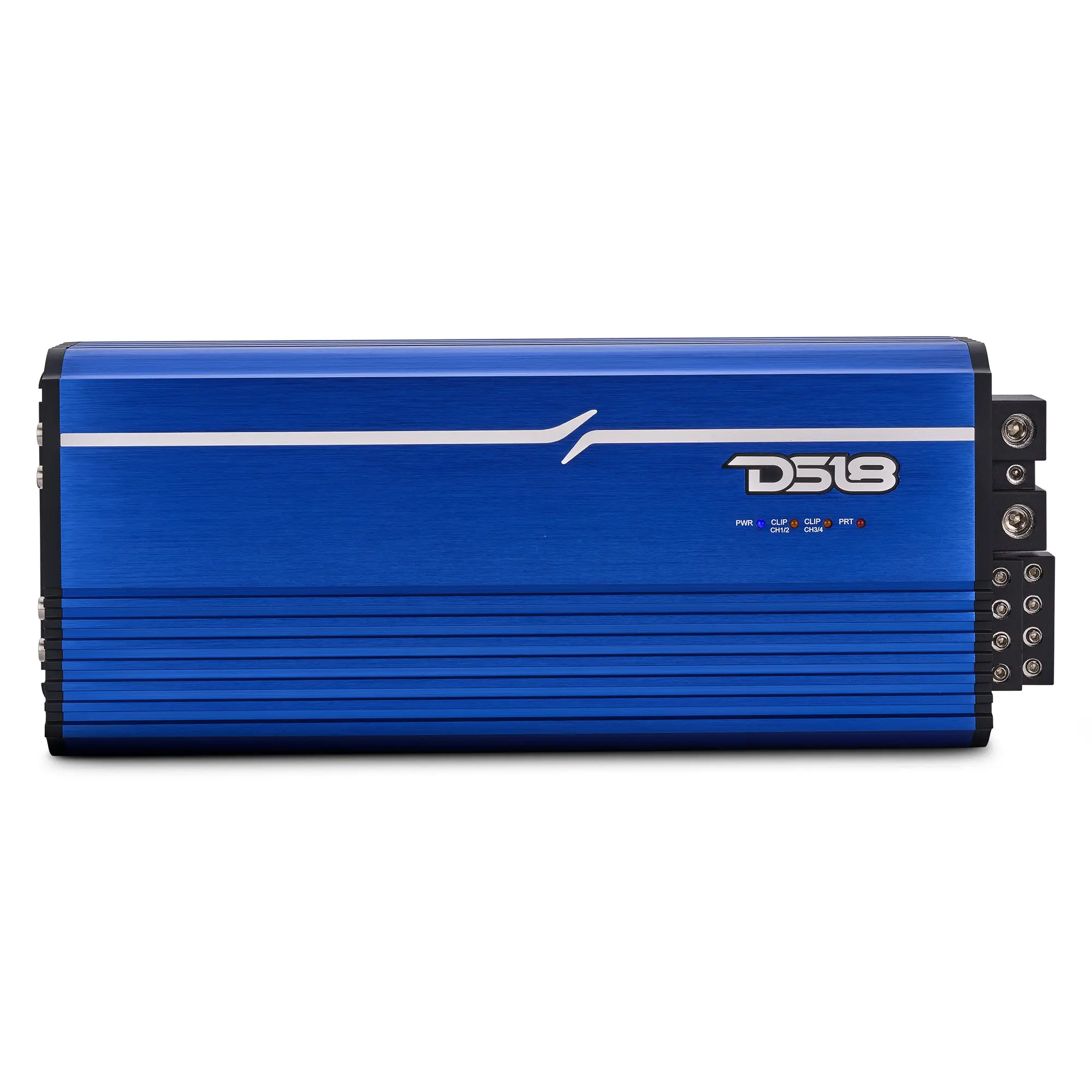 DS18 FRP Compact 4-Channel Full-Range Class-D Amplifier, High Power 4000W RMS Audio Amplifier with Terminal Connectors