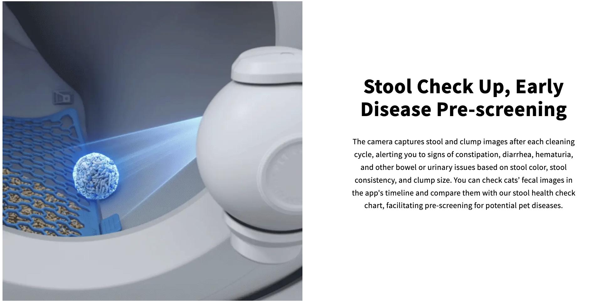 PETKIT Purobot Ultra Automatic Cat Litter Box with Camera Odorless Universal Litter Tray for Multiple Cats xSecure APP Control Health Monitoring AI Powered Face Recognition