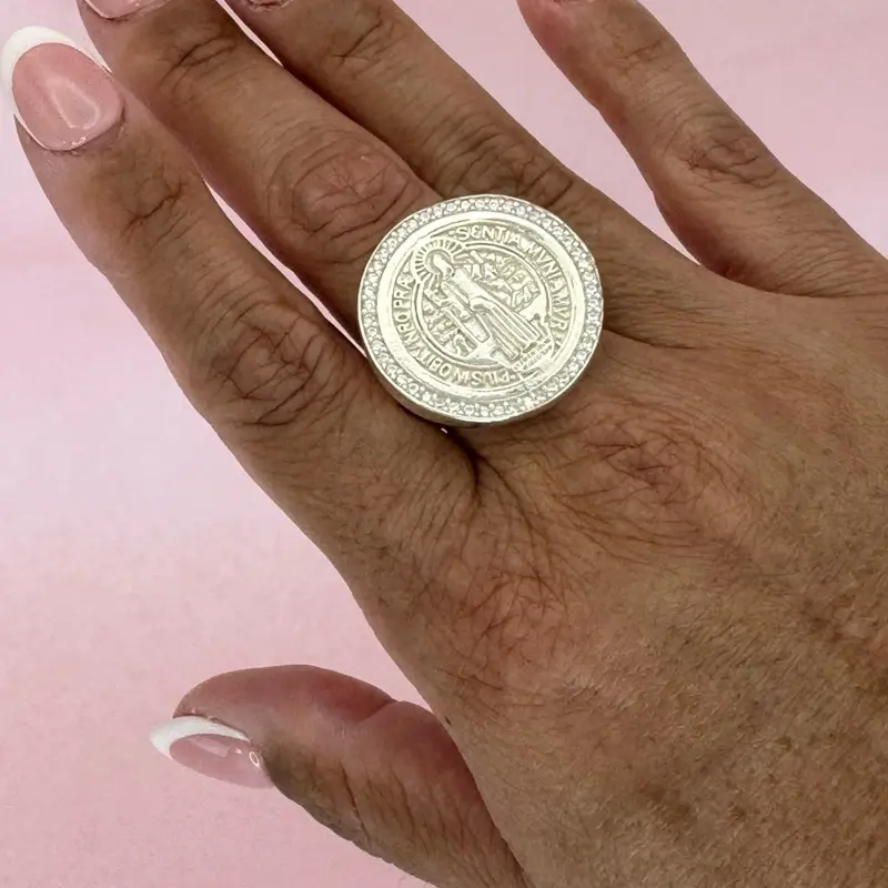 925 Sterling Silver San Benedict Rings- Anillos de San Benito
