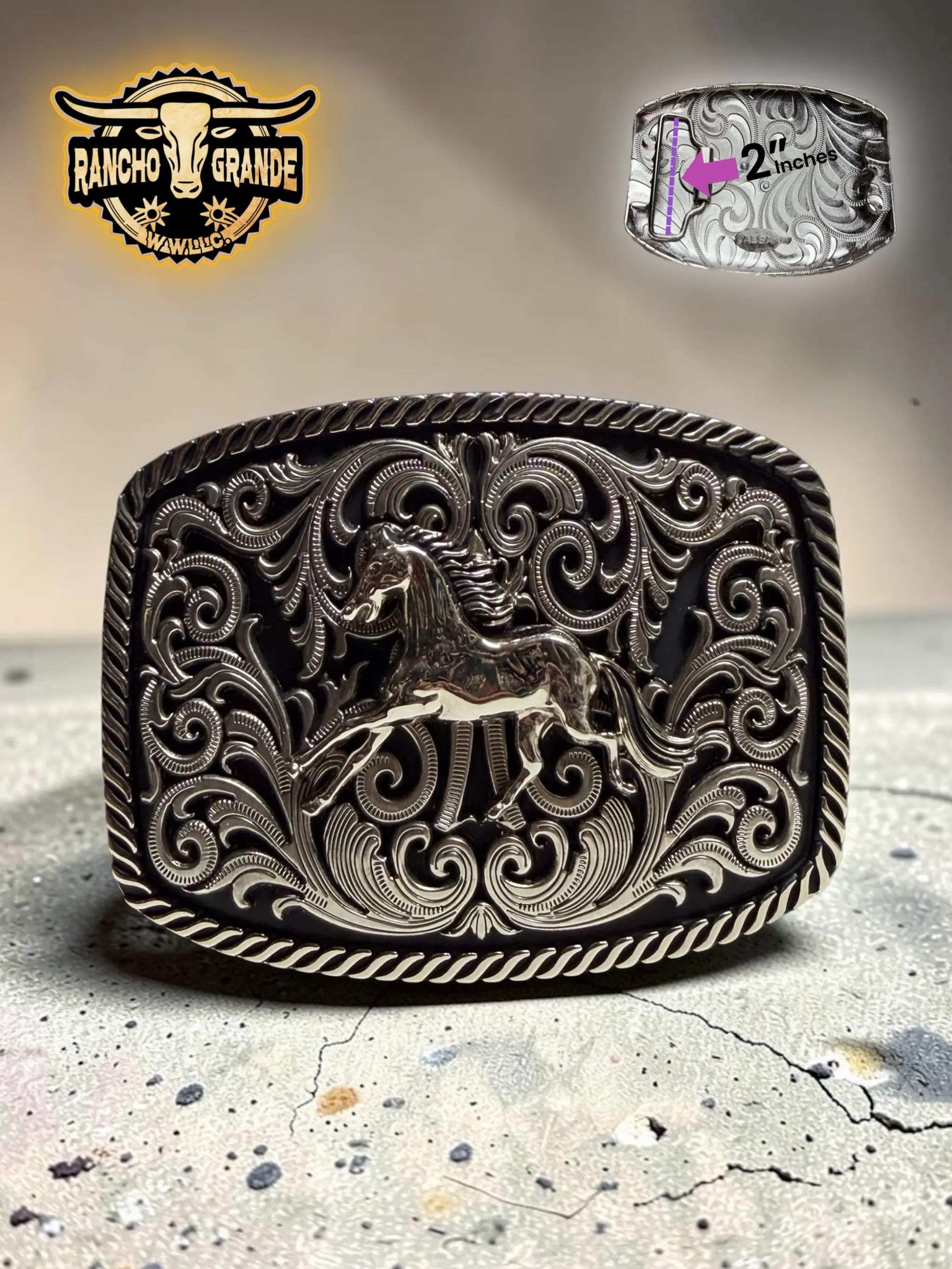 Western Belt Buckle / Hebilla Vaquera