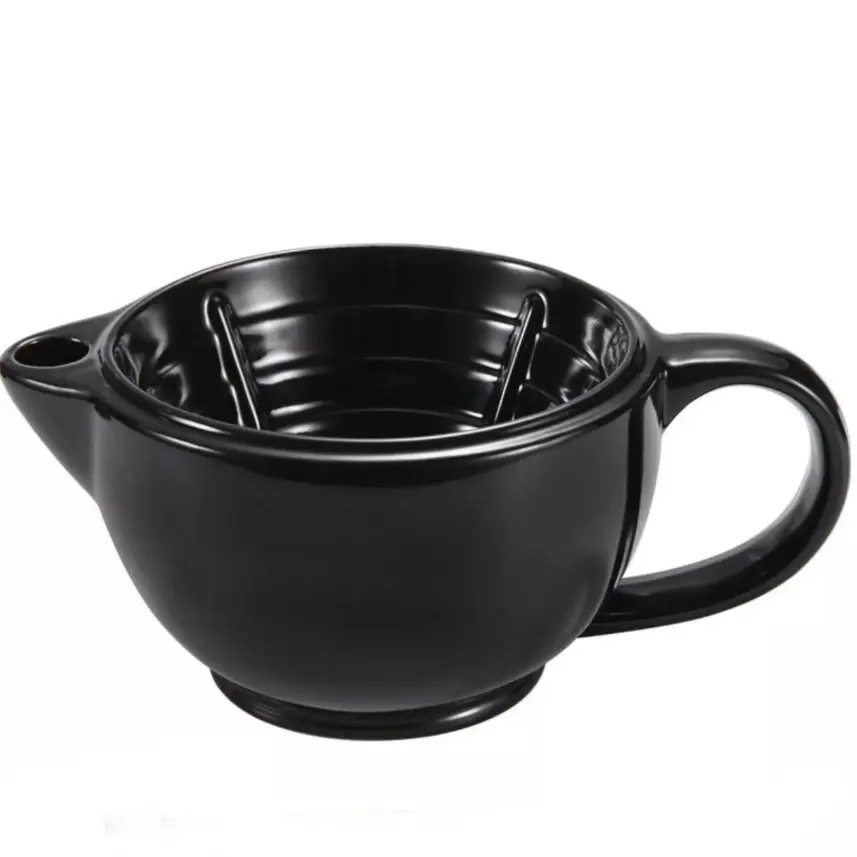 Scuttle Shave Mug - Ceramic Shaving Bowl That Keeps Lather Rich & Hot Handmade Shave Bowl, Get a Turkish Barbershop Hot Shave At Home Daily Great Gift