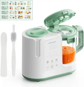 AutoMeal Baby Food Maker – One-Step Auto Steam & Blend Food Processor, 15oz Large Cup & 6-Blade Design, Self-Cleaning, Auto 3-Stage Texture Settings for Effortless Homemade Baby Puree